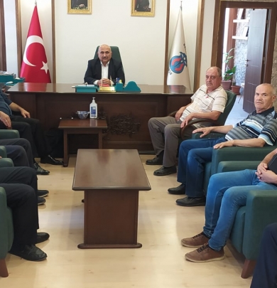 Hak-iş Genel Başkan Yardımcısı Mustafa TAŞTEKİN, Belediyemizi ziyaret etti.