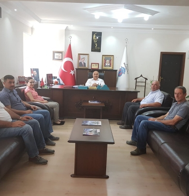 Türk Kızılay Temsilcilerinden Belediyemize ziyaret.